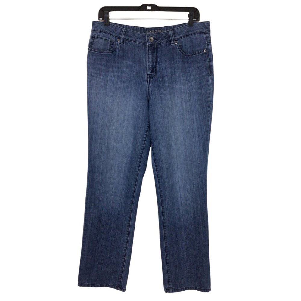 Sonoma Jeans Women’s 12 Blue Original Straight Leg Denim